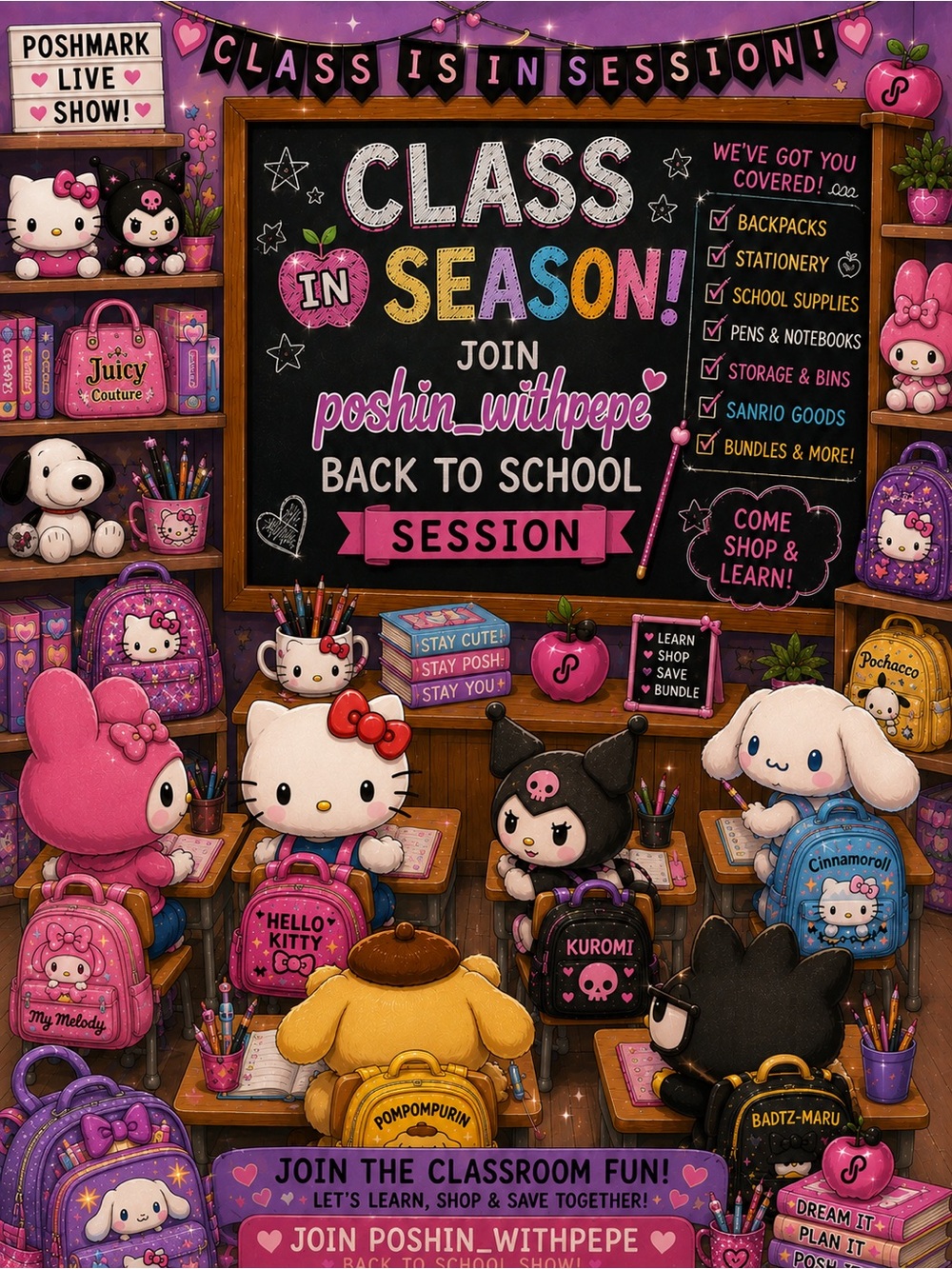 📚Back to school show unlisted bundles/items